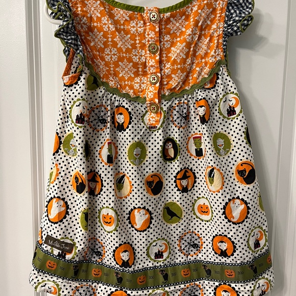 Matilda Jane Halloween tunic top. 🎃 Sister set available! Size 6 and 8. SOLD - Picture 3 of 3